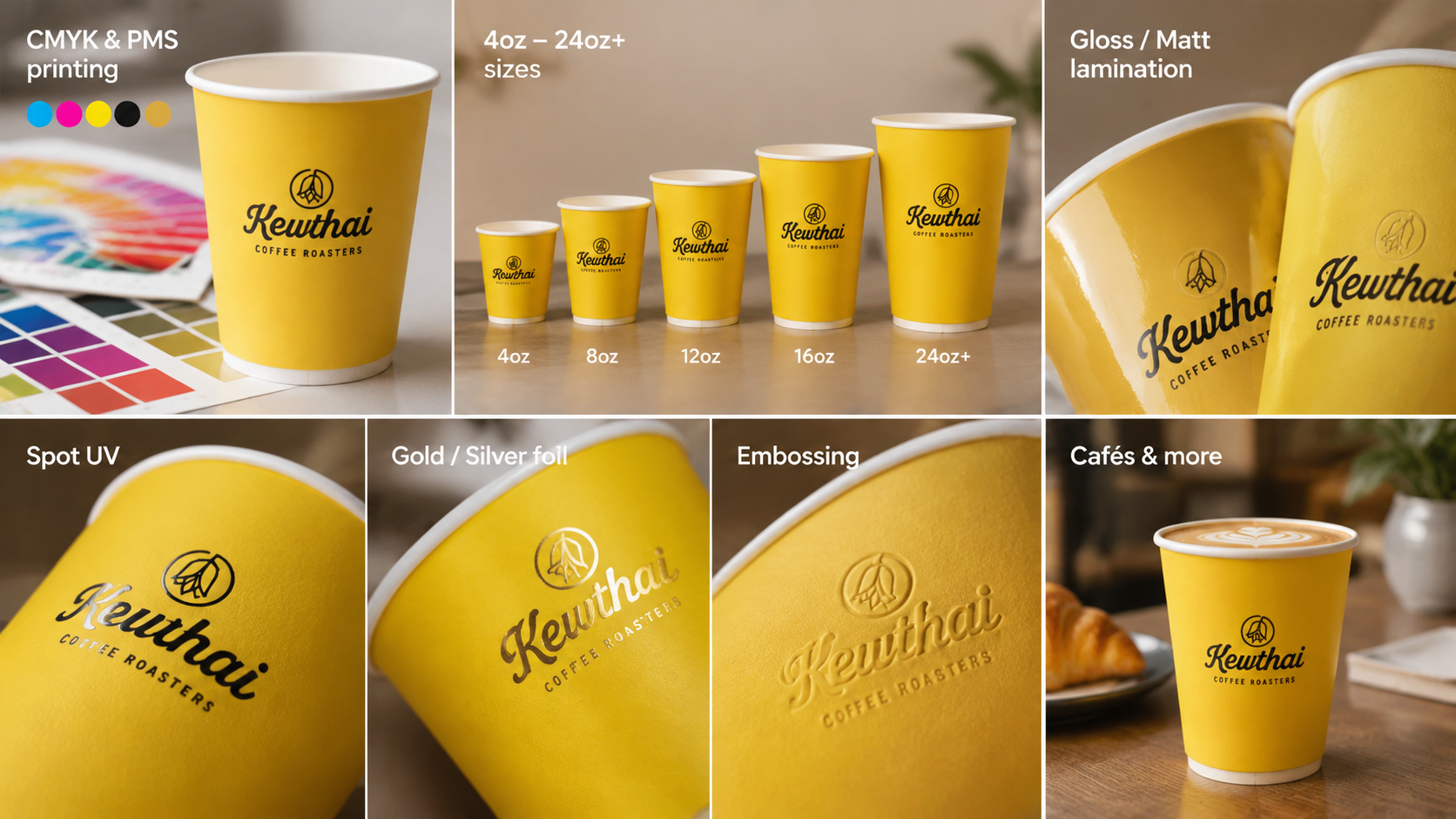 Premium 4oz Paper Cups – Eco-Friendly, Food-Grade, Custom Printed for Hot & Cold Drinks-2