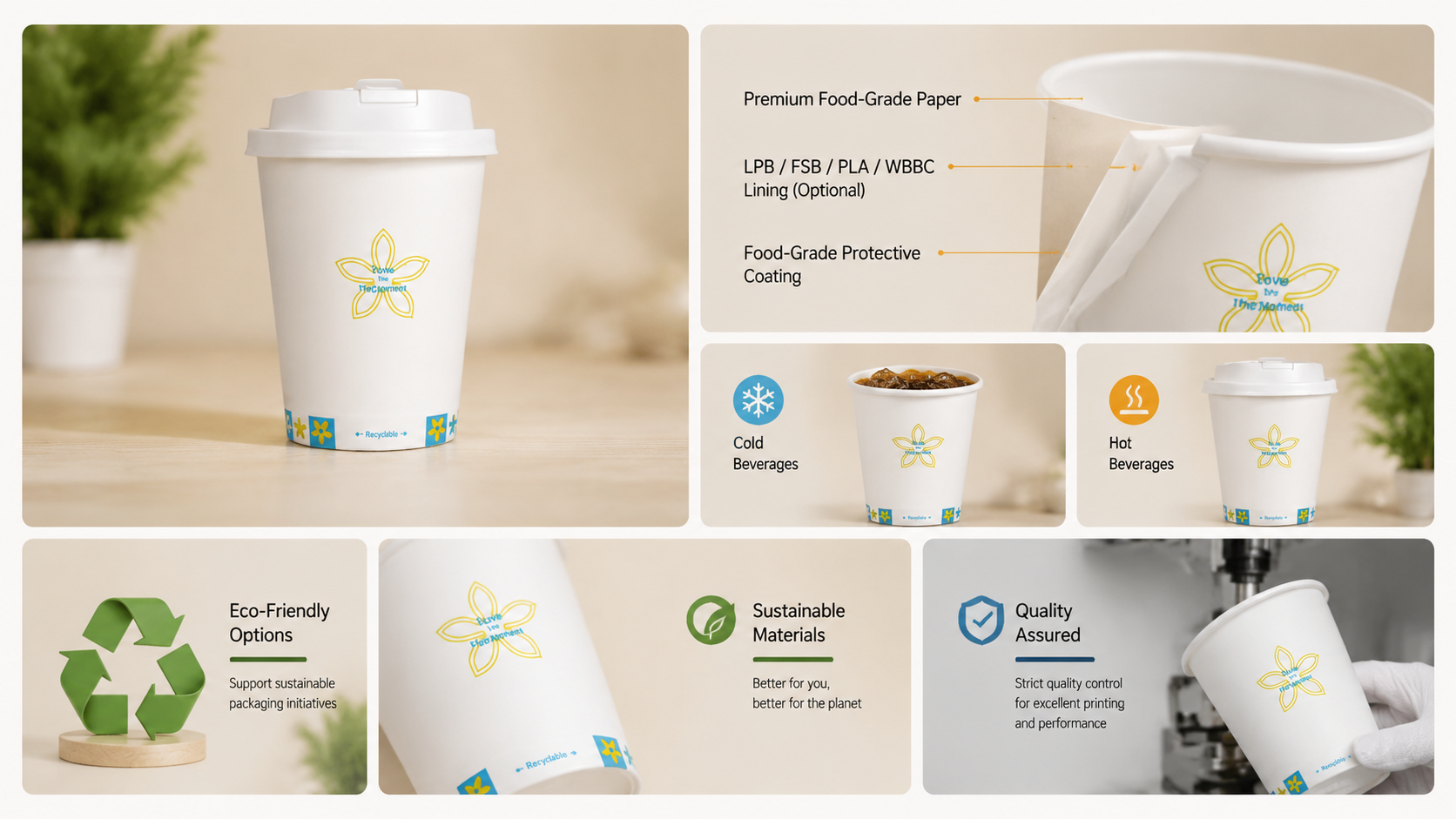 Rotating Coffee Cup for Interactive Takeaway Drinks