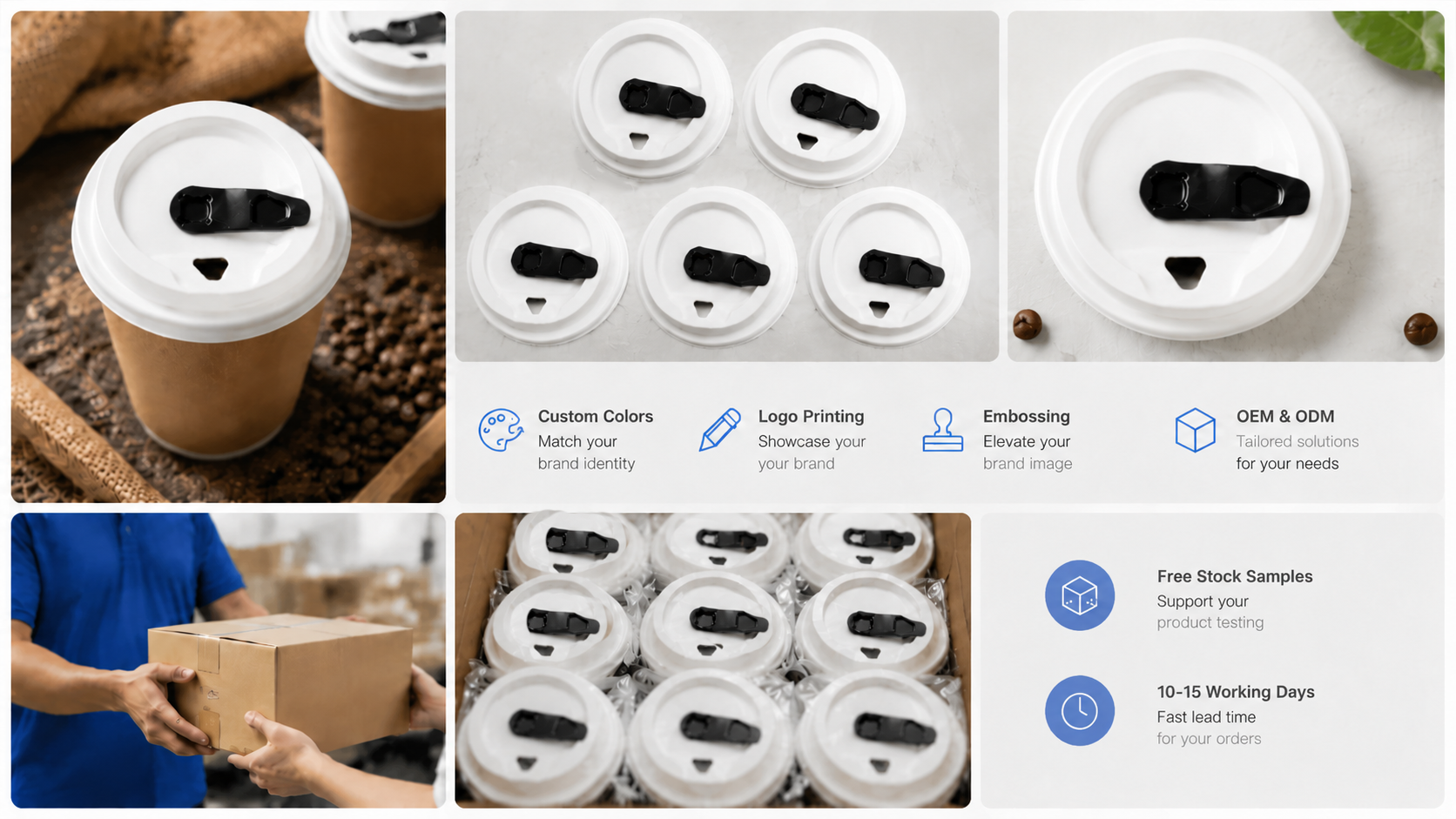 Rotating Leak-Resistant Cup Lids for Drinks on the Go