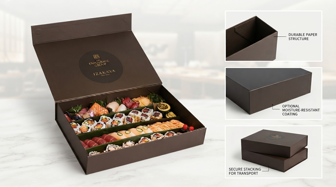 Sushi Boxes for Premium Japanese Takeaway Presentation-1