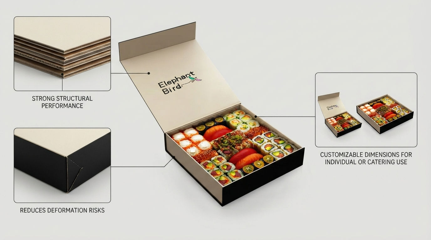 Sushi Boxes for Premium Japanese Takeaway Presentation-3