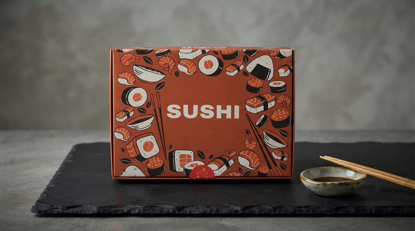 Sushi Boxes for Premium Japanese Takeaway Presentation