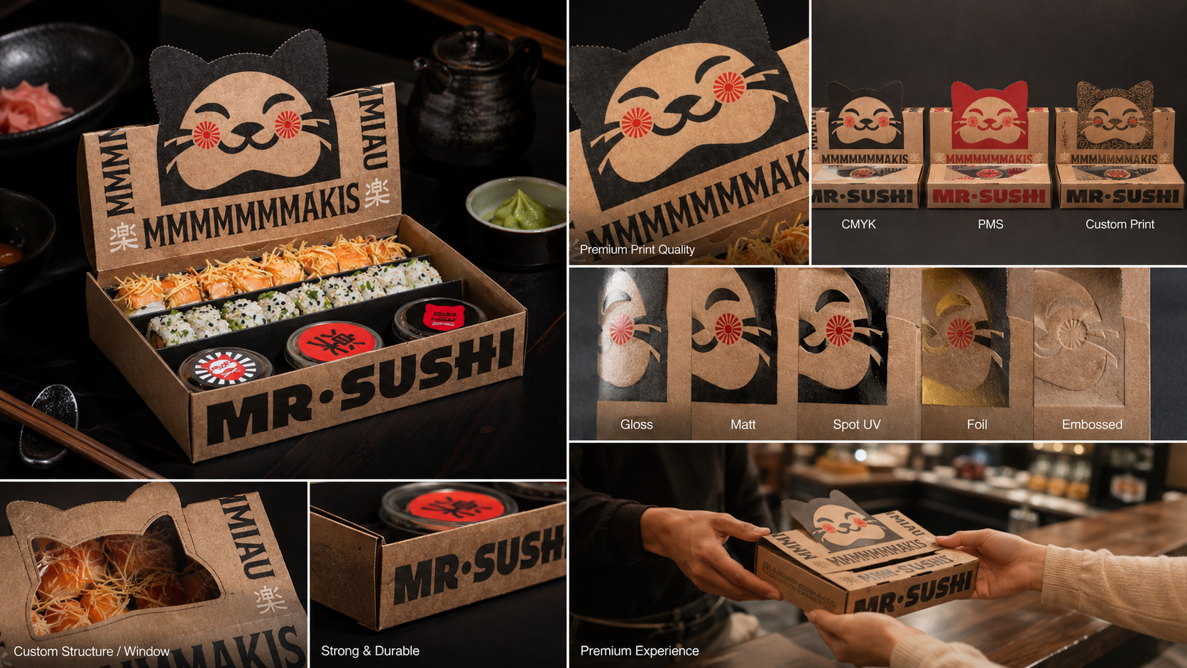 Sushi Roll Box for Perfect Maki & Hand-Roll Takeaway-3