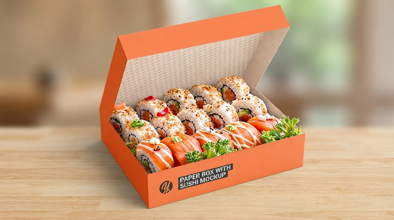 Sushi Roll Box for Perfect Maki & Hand-Roll Takeaway