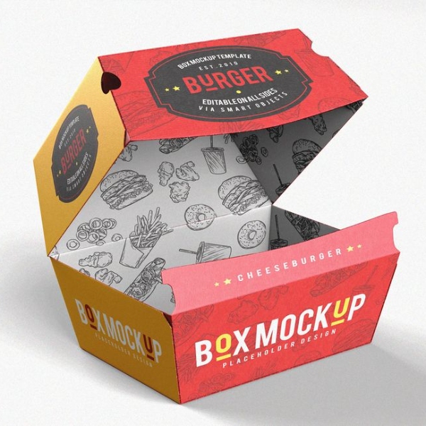 Eco Friendly Burger Boxes for Sustainable Takeaway Packaging