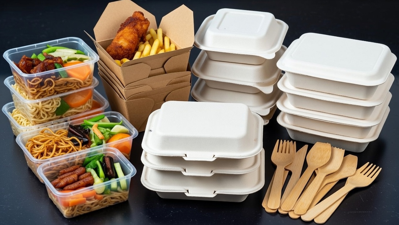 Takeaway food packaging materials overview