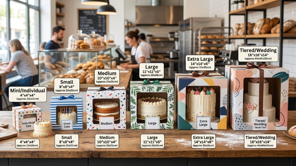 maibaopack Cake Box Size Compared