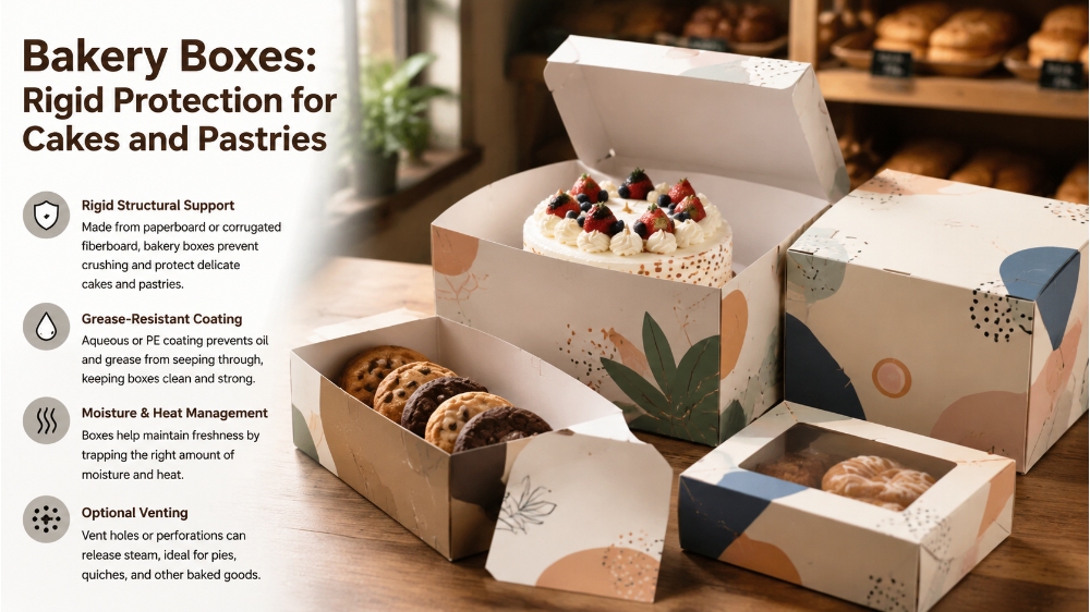 maibaopak Bakery Boxes_ Rigid Protection for Cakes and Pastries