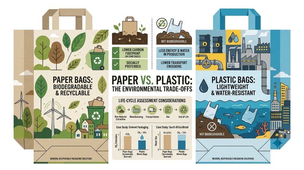 maibaopak Paper vs. plastic bags