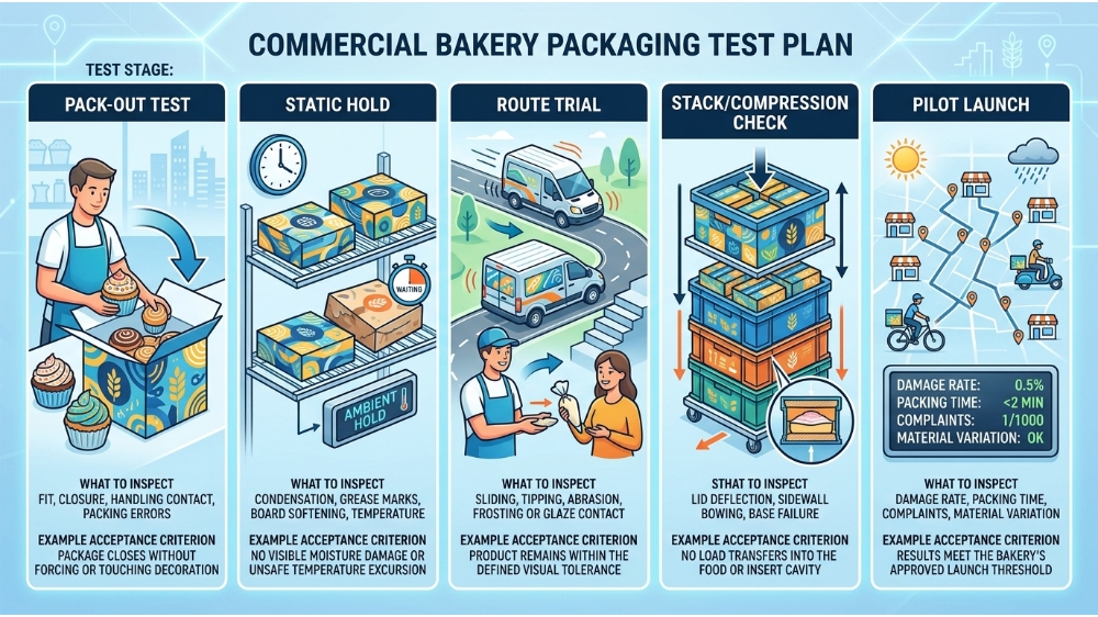 maibaopak Test Bakery Delivery Packaging Before Bulk Order
