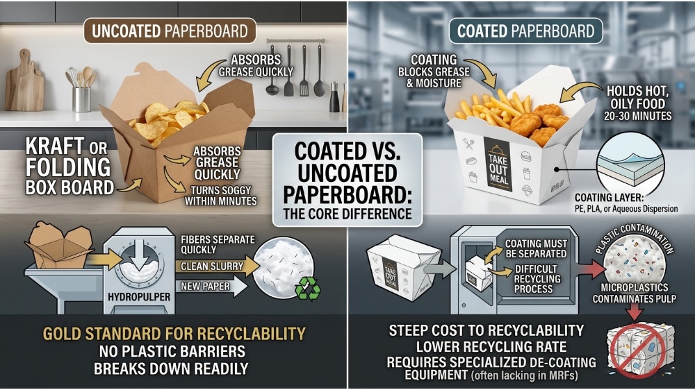 maibaopak Uncoated vs. Coated Paperboard