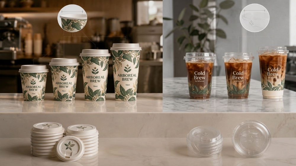 maibaopak coffee chain cup size