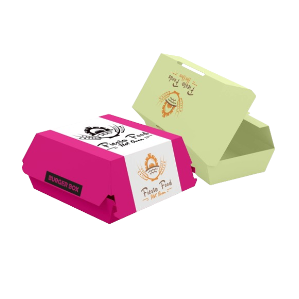Paper Box Food Design Custom Design Printed Paper Burger Box Eco-friendly Packaging Food,food ...