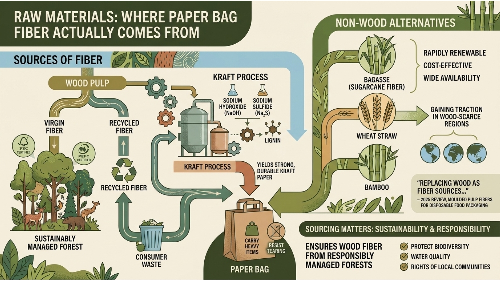 maibaopak where paper bag fiber actually comes from