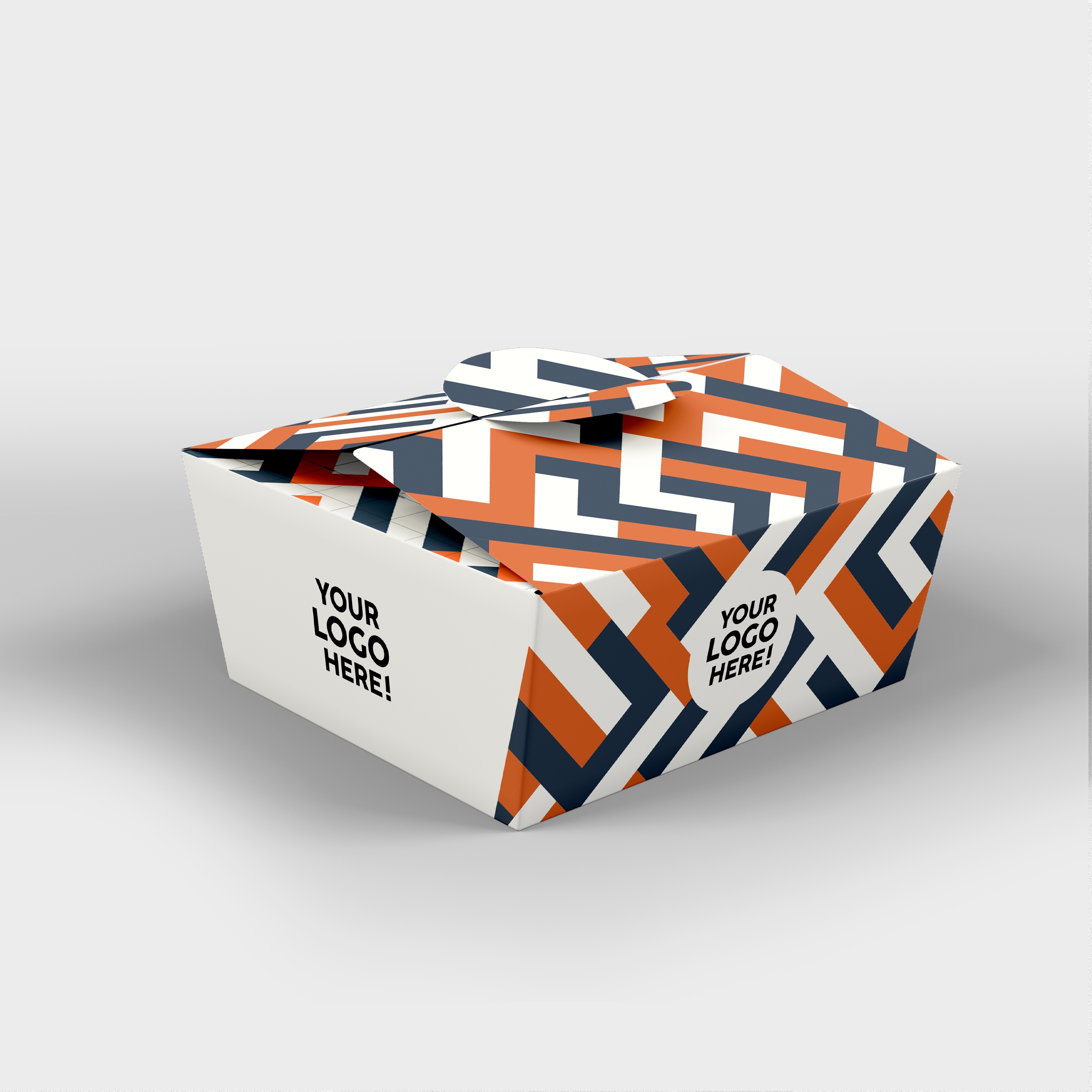 Versatile Chinese Food Boxes with Grease-Resistant Coating